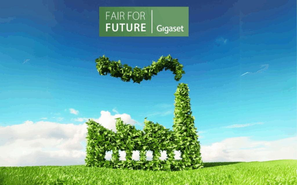Gigaset "fair future" banner