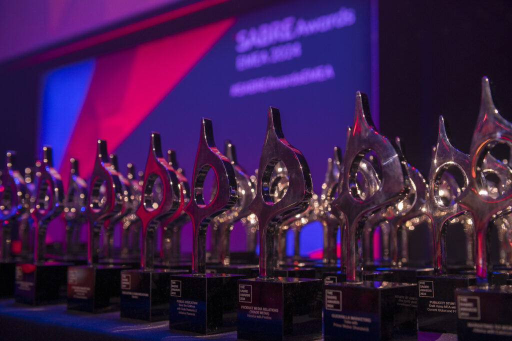 SABRE Awards trophies