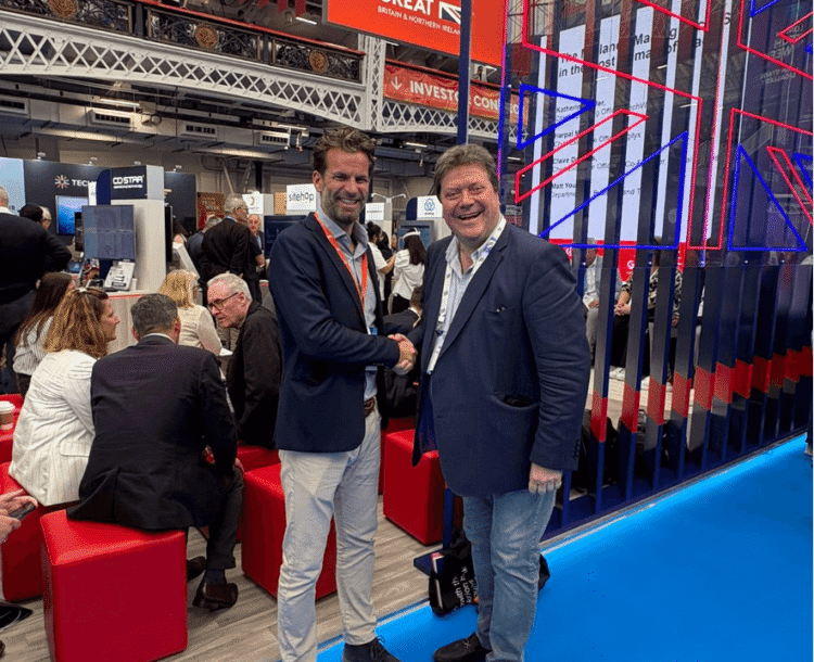 Alex Tatham and Closing the Loop's CEO Joost de Kluijver